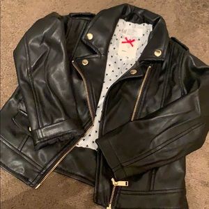 Faux leather jacket